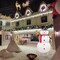 Christmas LED Snowman Decoration, 200 LED Lights, Weatherproof & Durable Design